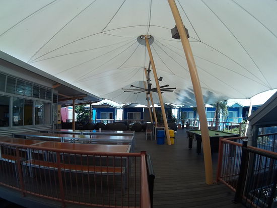 Gemeinschaftsraum im Hostel