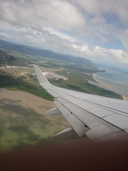 Letzter Blick auf Cairns