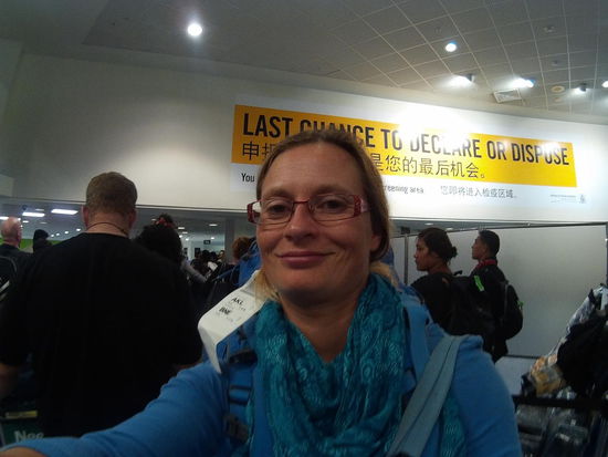 In der Schlange vorm Zoll