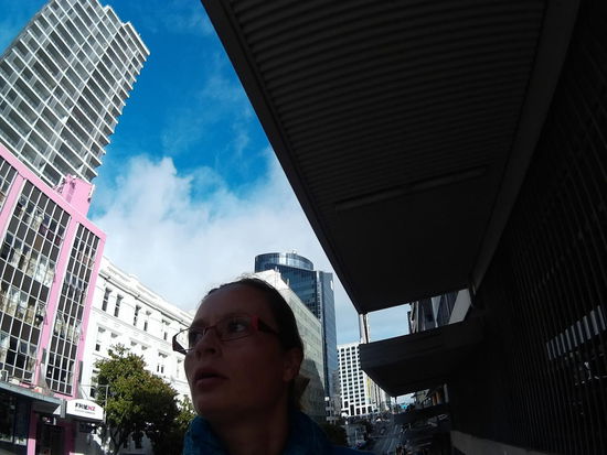 Versehentlicher Selfie... bringt aber die erste Konfusion gut rüber 