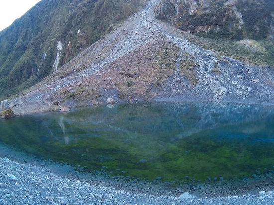 Die Farben des Sees waren unglaublich