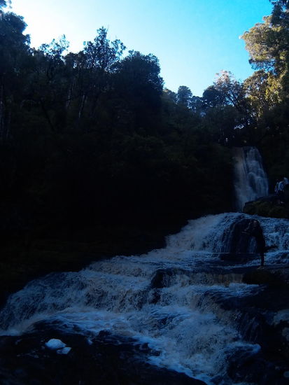 Ich steh da rechts...