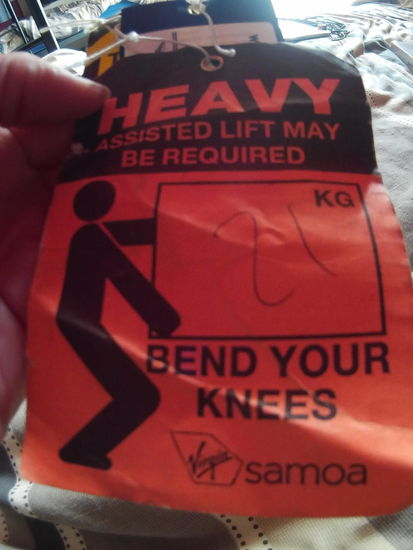 Das muss ab, denn bald wird mein Elefantenbaby wieder gewogen