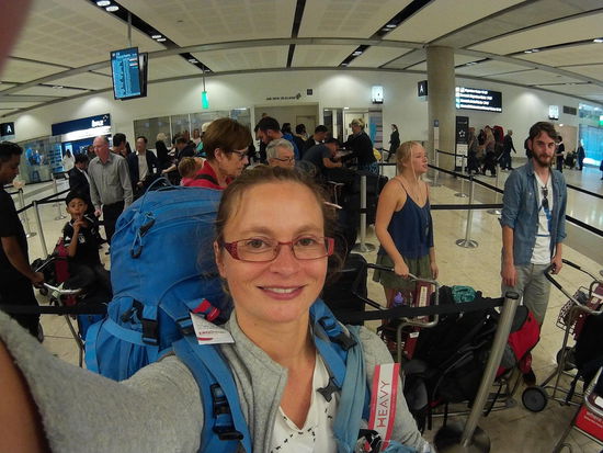 Wieder mal Schlange stehen