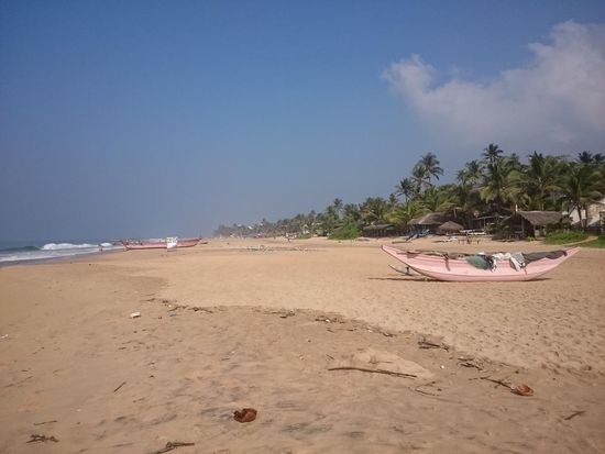 Der Strand Richtung Galle...