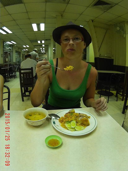 Doch, doch es hat geschmeckt. Hendrik hat nur den perfekten Moment zum Abdrücken gefunden. )