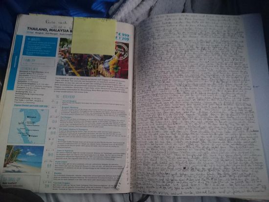 Wechsel zur Winzschrift im Journal