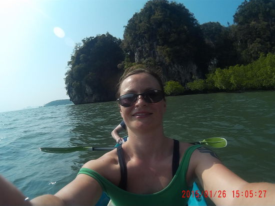 ...die ist lustig. Vor allem, wenn andere paddeln, gell Hendrik?