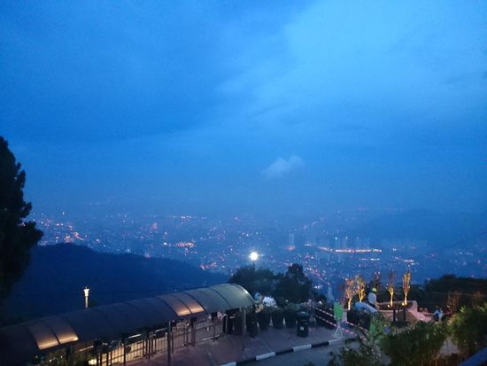 Blauer Sonnenuntergang...