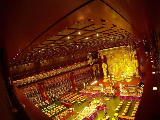 Der Hauptraum von oben