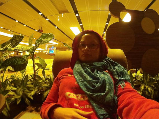 Ich sehe so knurrig aus, weil es so kalt ist...Gute Nacht