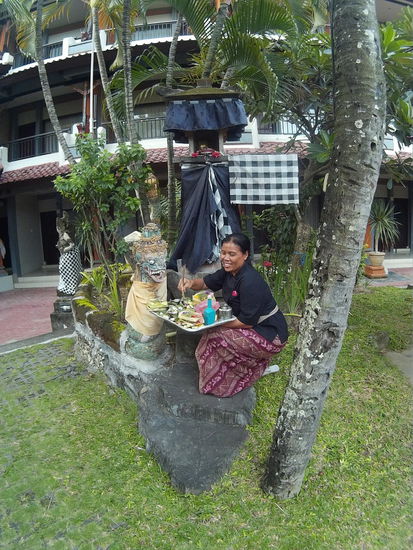 Die abendliche Zeremonie