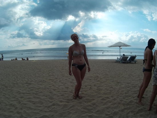 Puh, viel Essen in Asien und kein Sport...Das sieht man