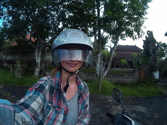 Einsamer Tempel auf dem Heimweg