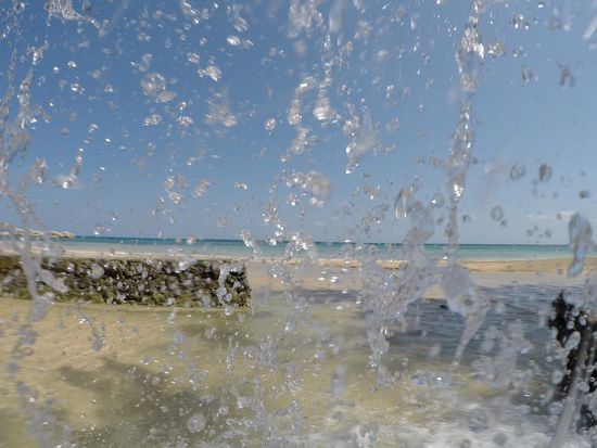 Hinter dem Wasserfall