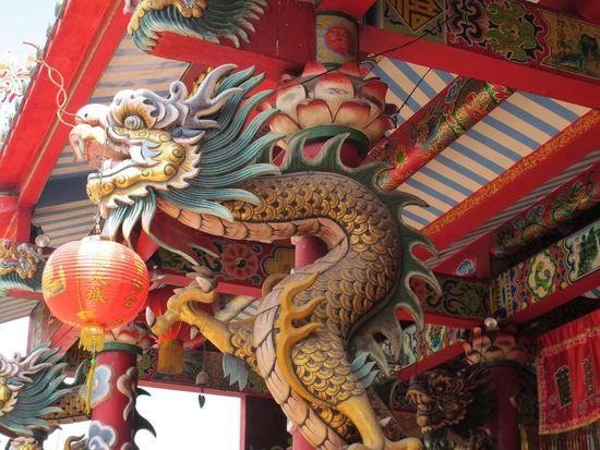 Chinesischer Teil des Tempels Phanan Choeng