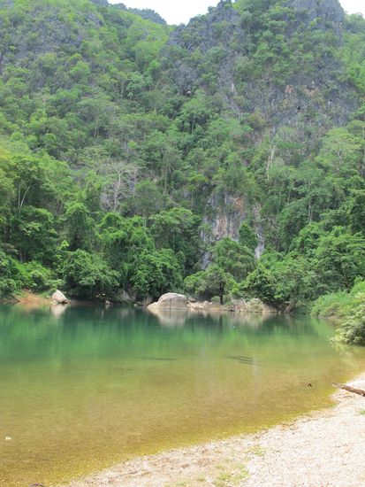 Die Abkühlung am Schluss