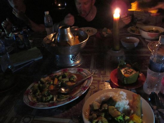 Festessen beim Homestay