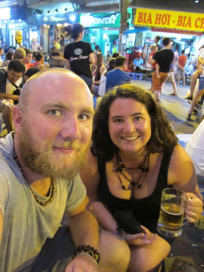 ... Das bunte Treiben beobachten umd geniessen 