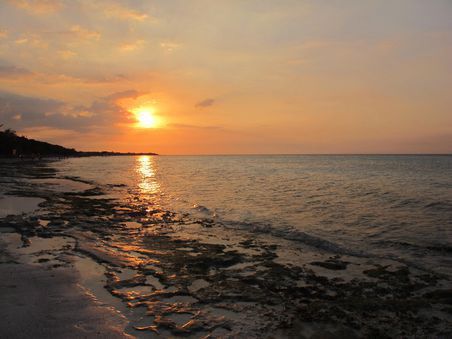 Playa Flamengo, Sonnenuntergang