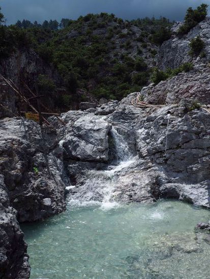 eine der heißen Quellen