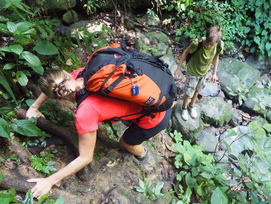 ...und es wird immer steiler 