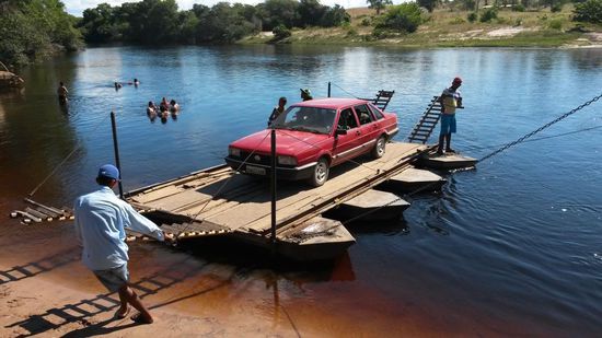 Mit der Fähre gehts zum nächsten Highlight 