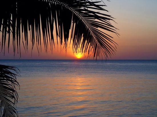Auf Carabao gibt es die schönsten Sonnenuntergänge 
