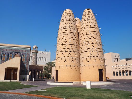 Traditionelle Architektur und typische Moschee