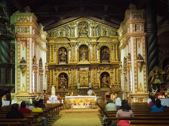 Die Kirche von San Rafael füllte sich bis zum letzten Platz!