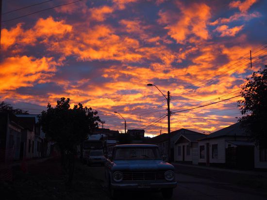 Sonnenaufgang Puerto Natales
