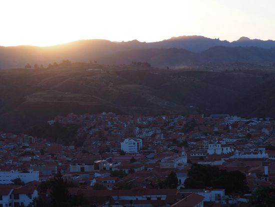Sonnenuntergang in Recoleta