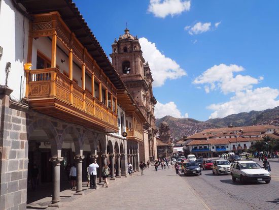 Das Stadtbild ist von kolonialem Baustiel geprägt.