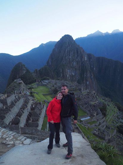 ...bei Sonnenaufgang - eine unbeschreibliche Stimmung!