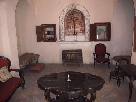 Exemplarisch eine der pompösen, damaligen Wohnunge im Kloster