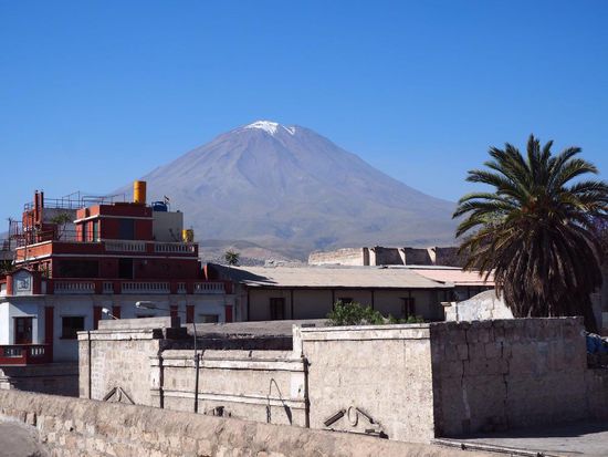 und ein grandioser Blick auf "El Misti"