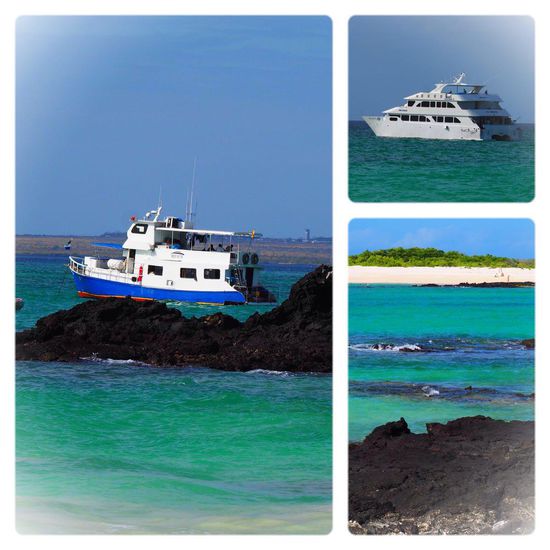 links unser Schiff "King of the See" - rechts oben leider nicht 