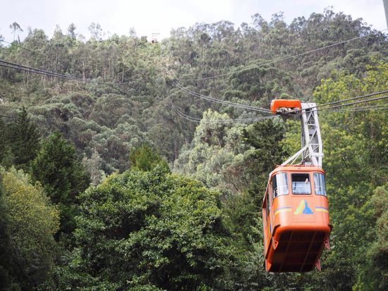und wieder mal mit der Stadtseilbahn hoch hinauf!