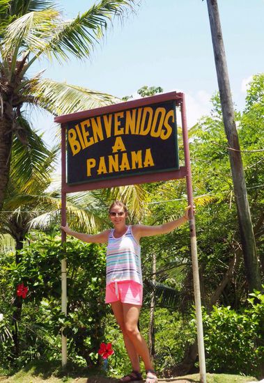 Grenzübergang zu Panama - mitten im Jungle!
