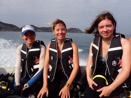 Barbara mit Henriette und dem zweiten schweizer Mädel