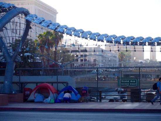 Mitten in Downtown gibts nicht nur Glanz und Glamour 