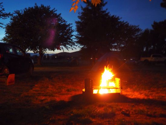 mittlerweile sind wir Profis was Gemütlichkeit am Lagerfeuer betrifft 