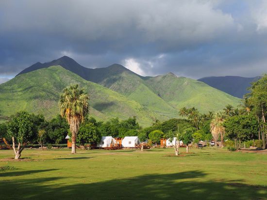 Aussicht vom Campground