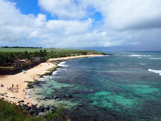 Der "Ho’okipa Beach" hat neben Riesenwellen im Winter auch ein tolles Riff!