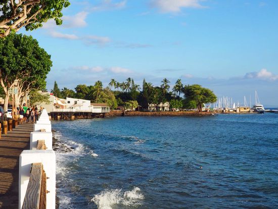 die schöne Strandstadt "Lahaina"