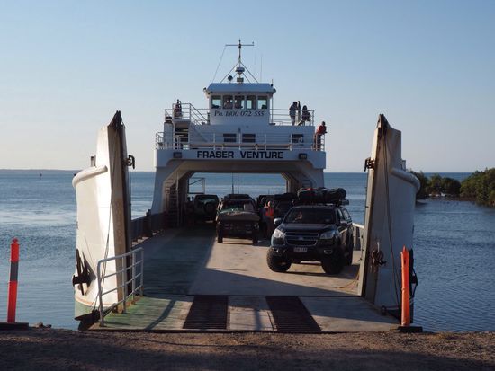 Fähre nach Fraser Island
