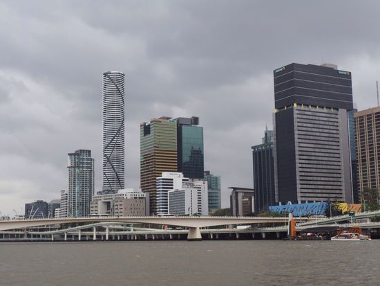 Fahrt am Brisbane River