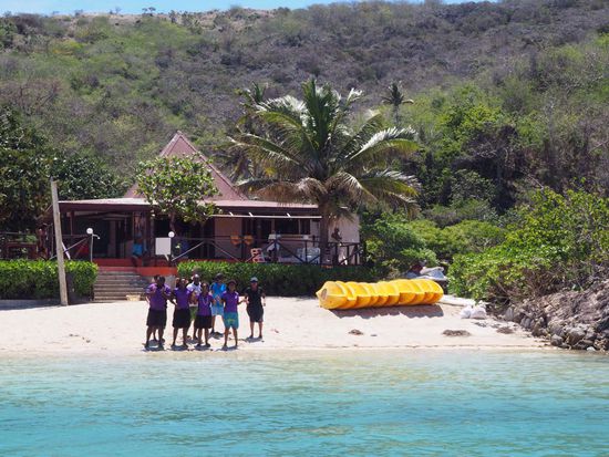 Fiji Begrüssungszeremonie - soooo nett!