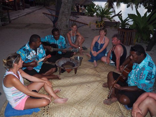 Cava Ceremony... die Zunge war gleich mal taub 