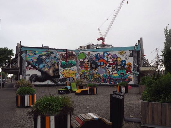 Kunst und Baustellen in der gesamten Innenstadt